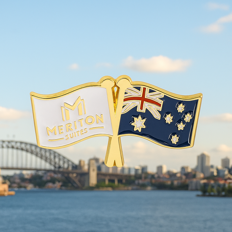 Meriton Suites Australia Flag Pin