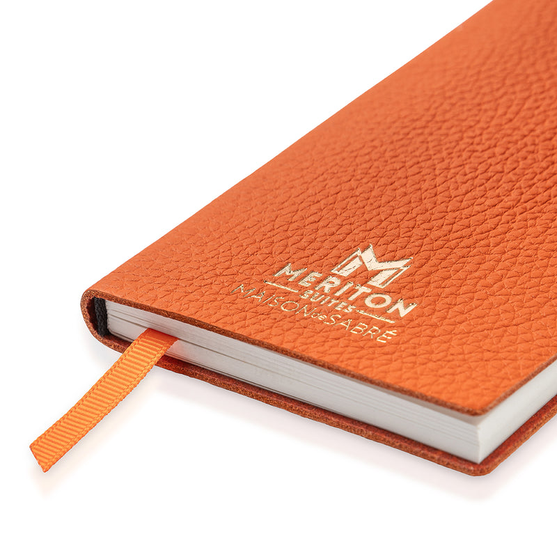 Maison de Sabré X Meriton Suites Leather Notebook (Orange A6)