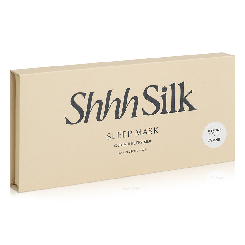 Shhh Silk X Meriton Suites Silk Sleep Mask