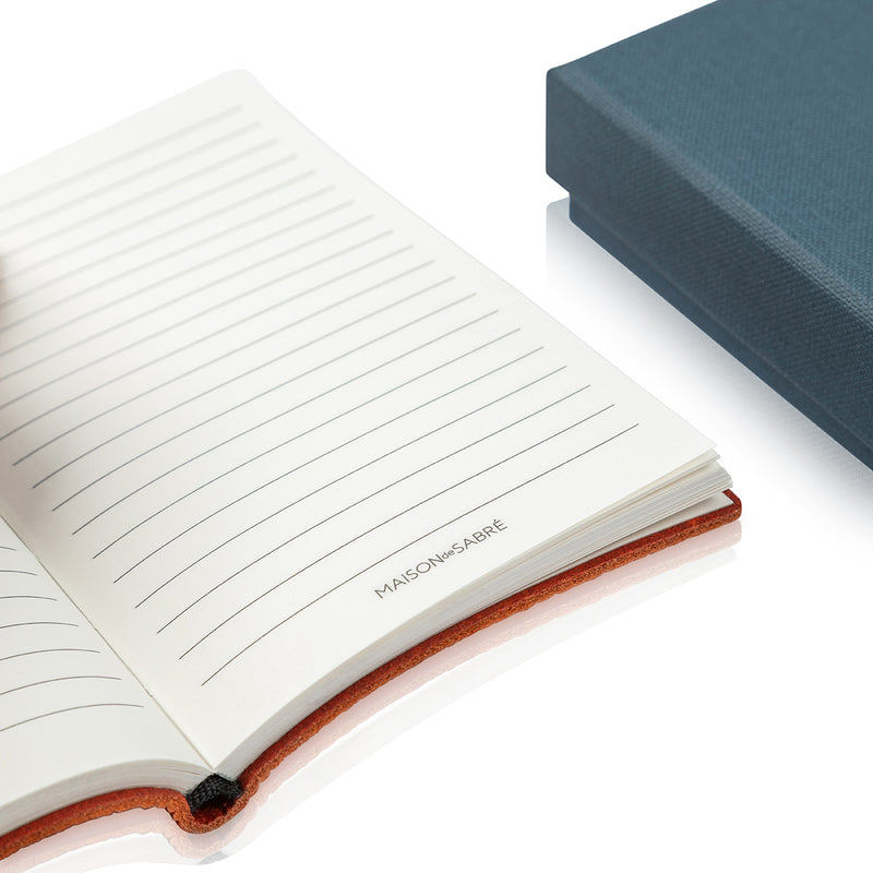 Maison de Sabré X Meriton Suites Leather Notebook (Orange A6)