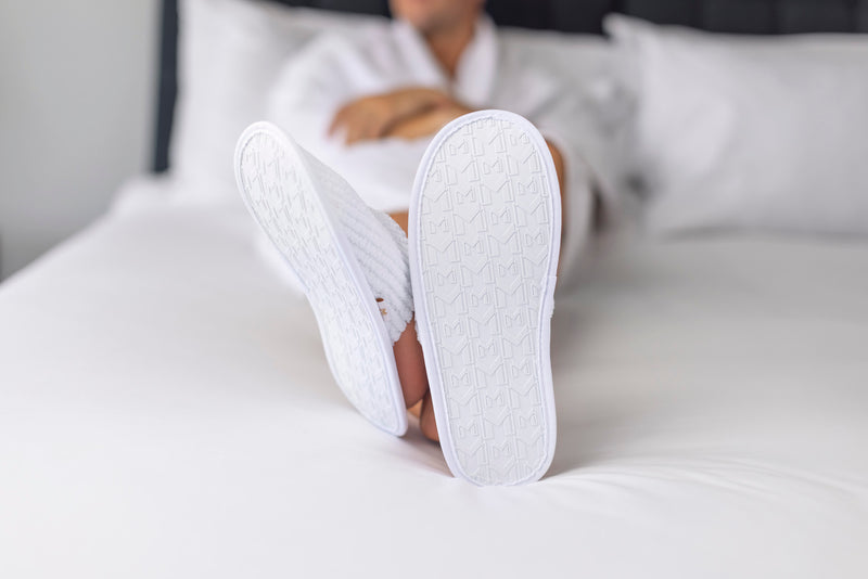Meriton Suites Luxe Slippers White