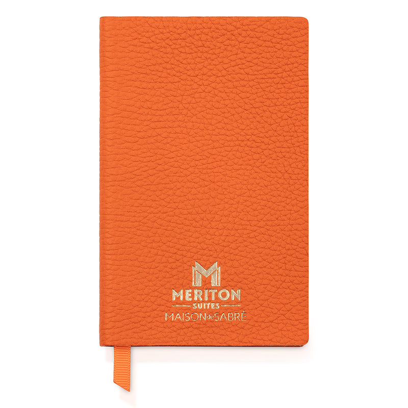 Maison de Sabré X Meriton Suites Leather Notebook (Orange A6)