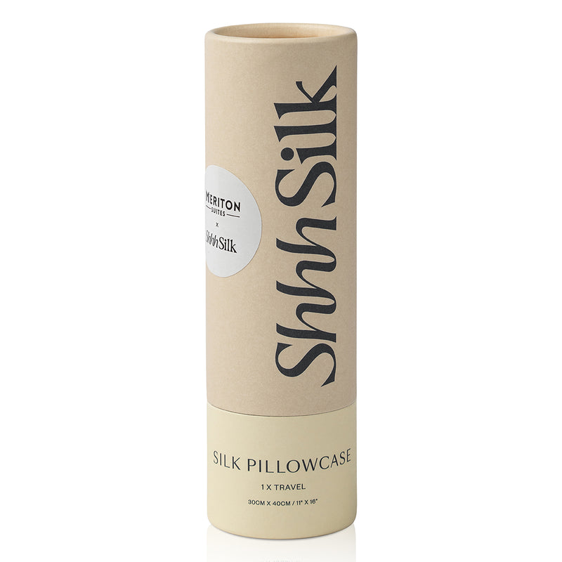 Shhh Silk X Meriton Suites Silk Travel Pillowcase