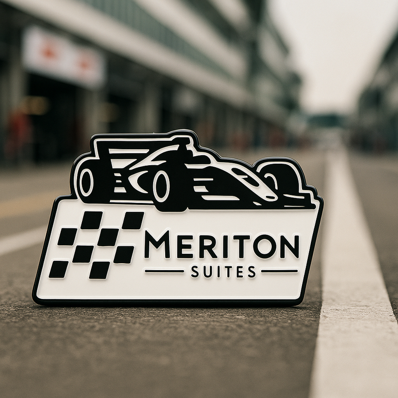 Meriton Suites Race Pin