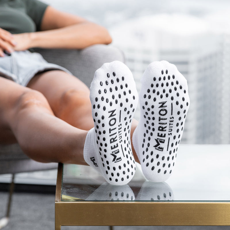 Meriton Suites Yoga Socks (Small/White)